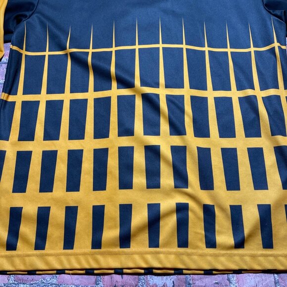 Vintage Adidas Goalkeeper Jersey Men’s M Soccer Goalie Black Orange Made In USA - Picture 2 of 7